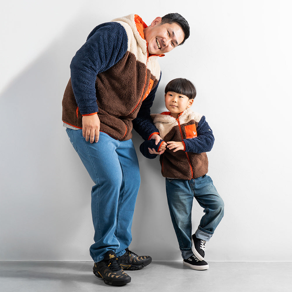 TNOC THE FLEECE HOODIE ZIPUP2.5 KIDS