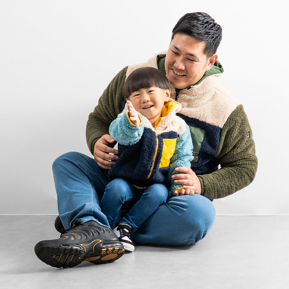 TNOC THE FLEECE HOODIE ZIPUP2.5 KIDS