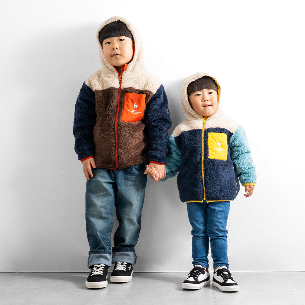 TNOC THE FLEECE HOODIE ZIPUP2.5 KIDS
