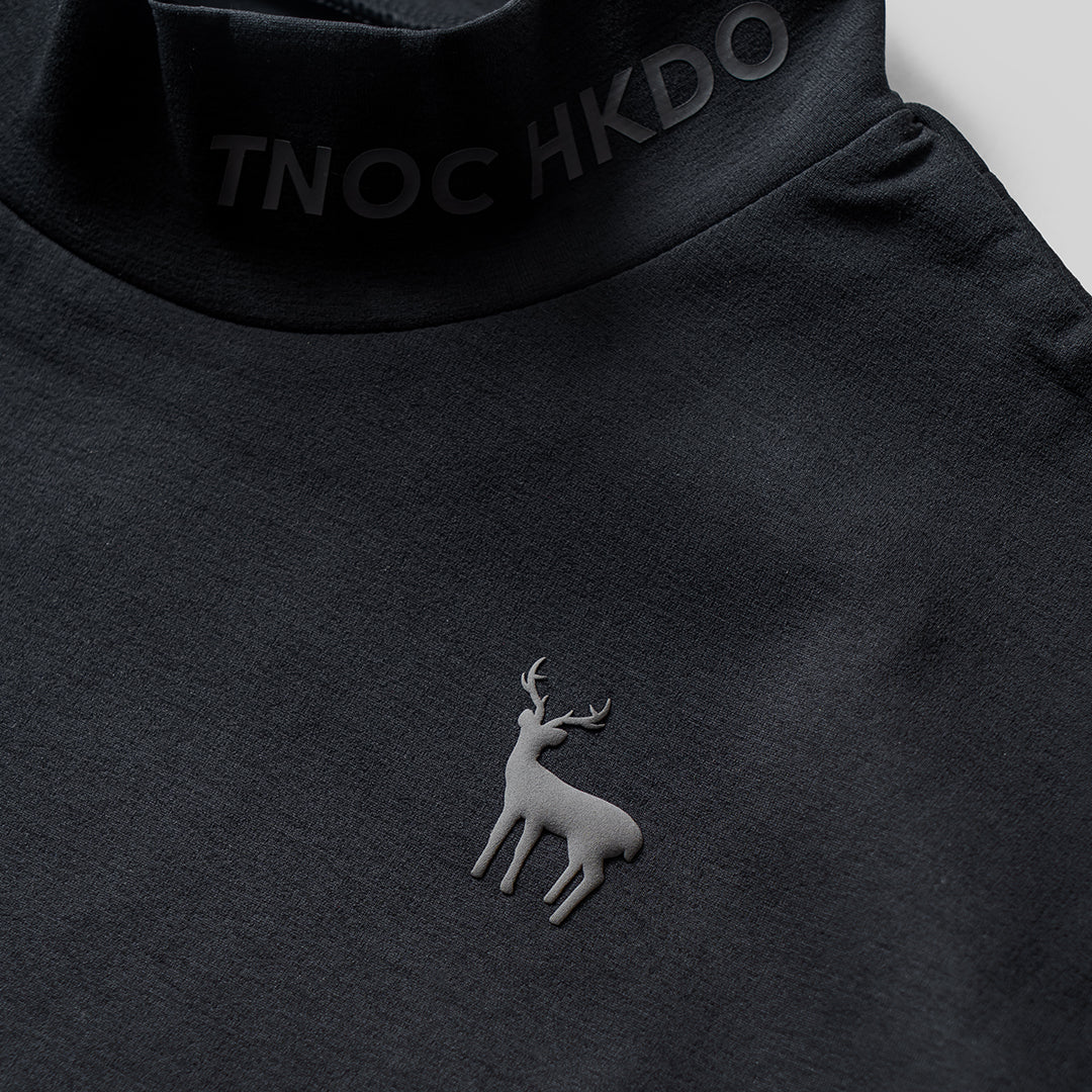 TNOC HKDO MOVE THE TEE-LS2 MOCK TURTLENECK SIDE LOGO