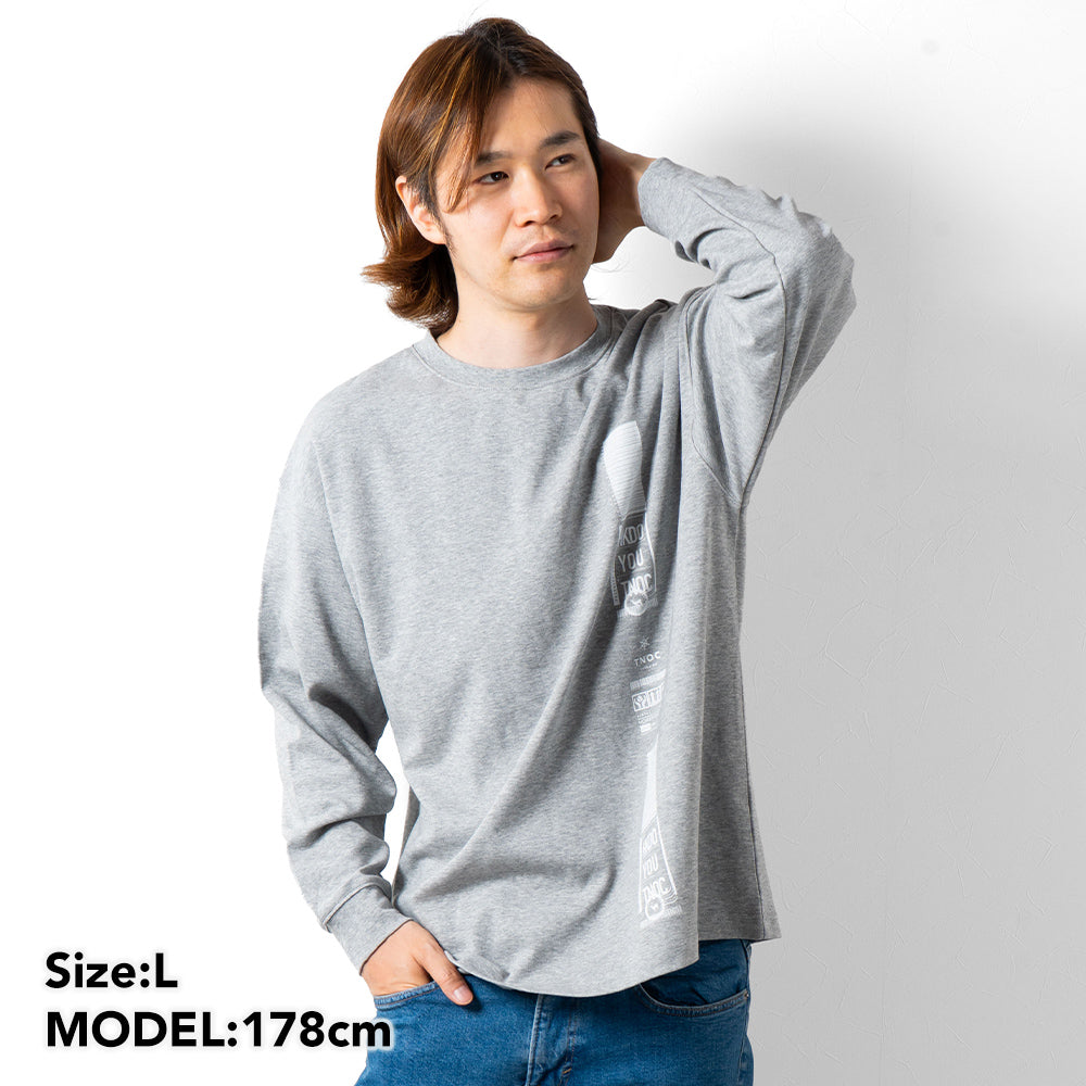 TNOC THE TEE LONG SLEEVE PONTE / FLIGHT TAG