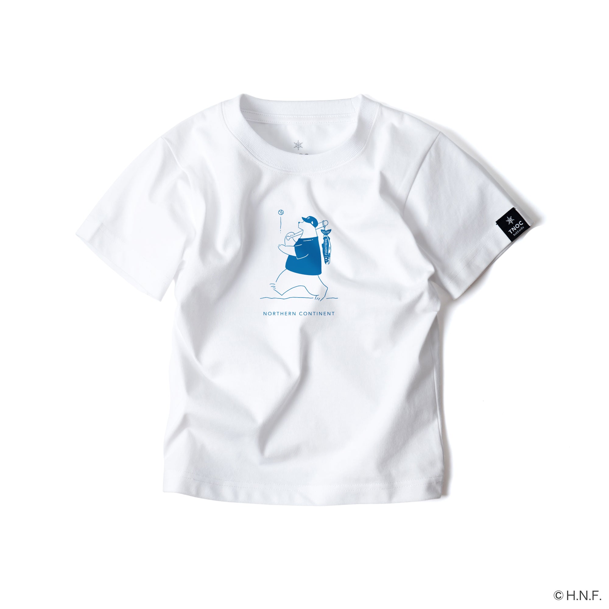 F/MODE TNOC THE TEE2 KIDS / BEAR IN BALLPARK