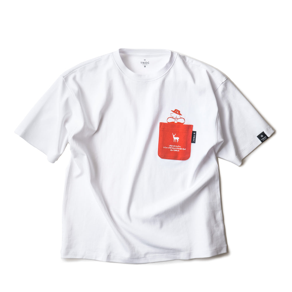 TNOC THE TEE PONTE NORTHERN CONTINENT R-POCKET  SNOW WHITE