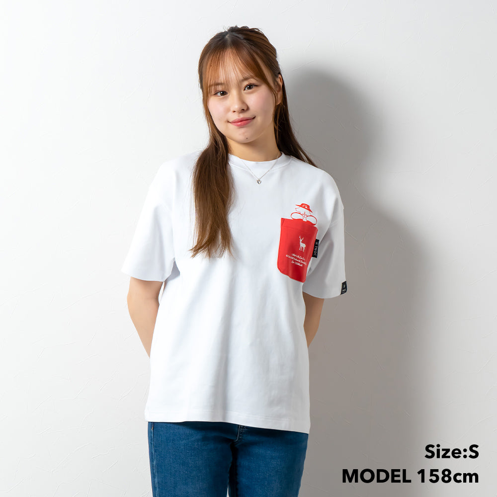 TNOC THE TEE PONTE NORTHERN CONTINENT R-POCKET  SNOW WHITE