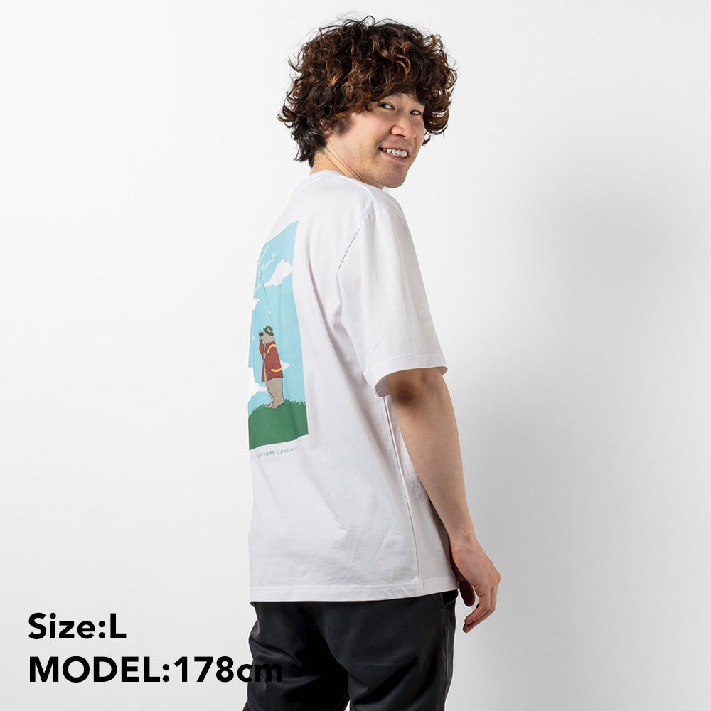 TNOC THE TEE BIG SHAPE / BACK PRINT HIKING BEAR