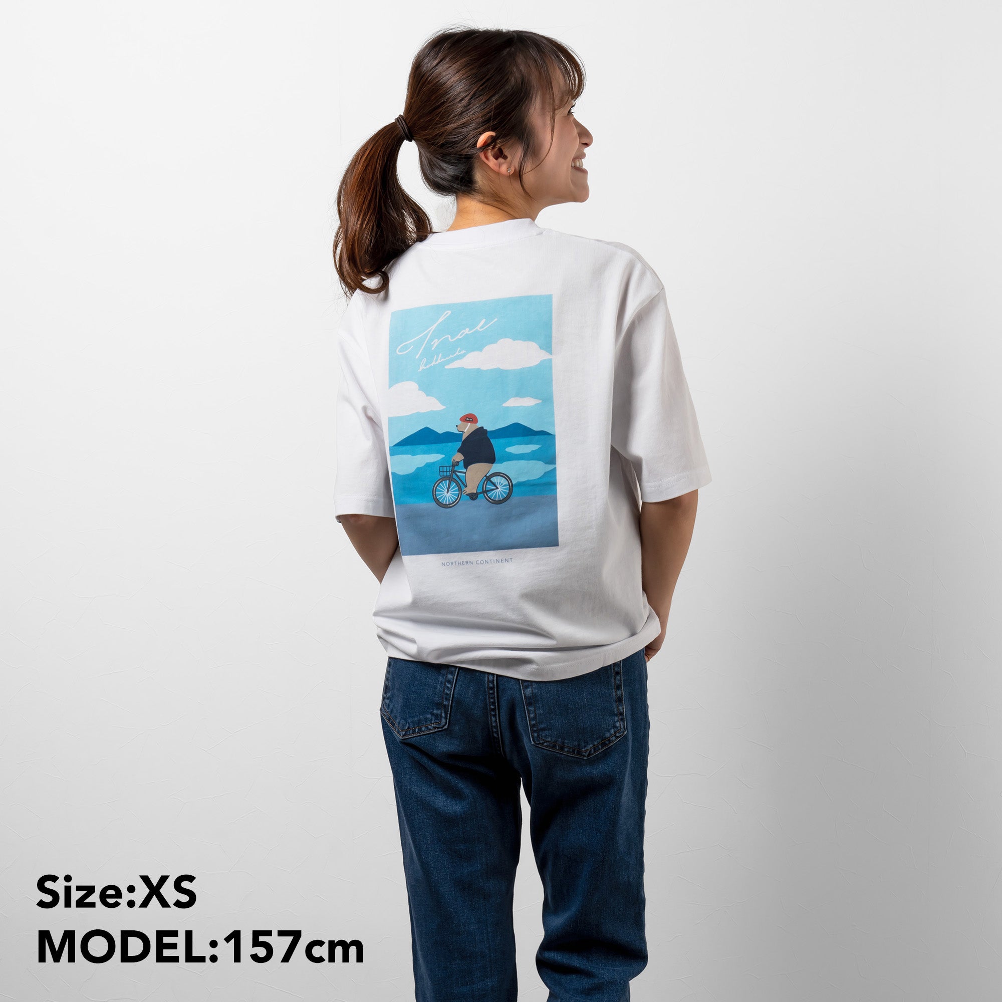 TNOC THE TEE BIG SHAPE / BACK PRINT CYCLING BEAR