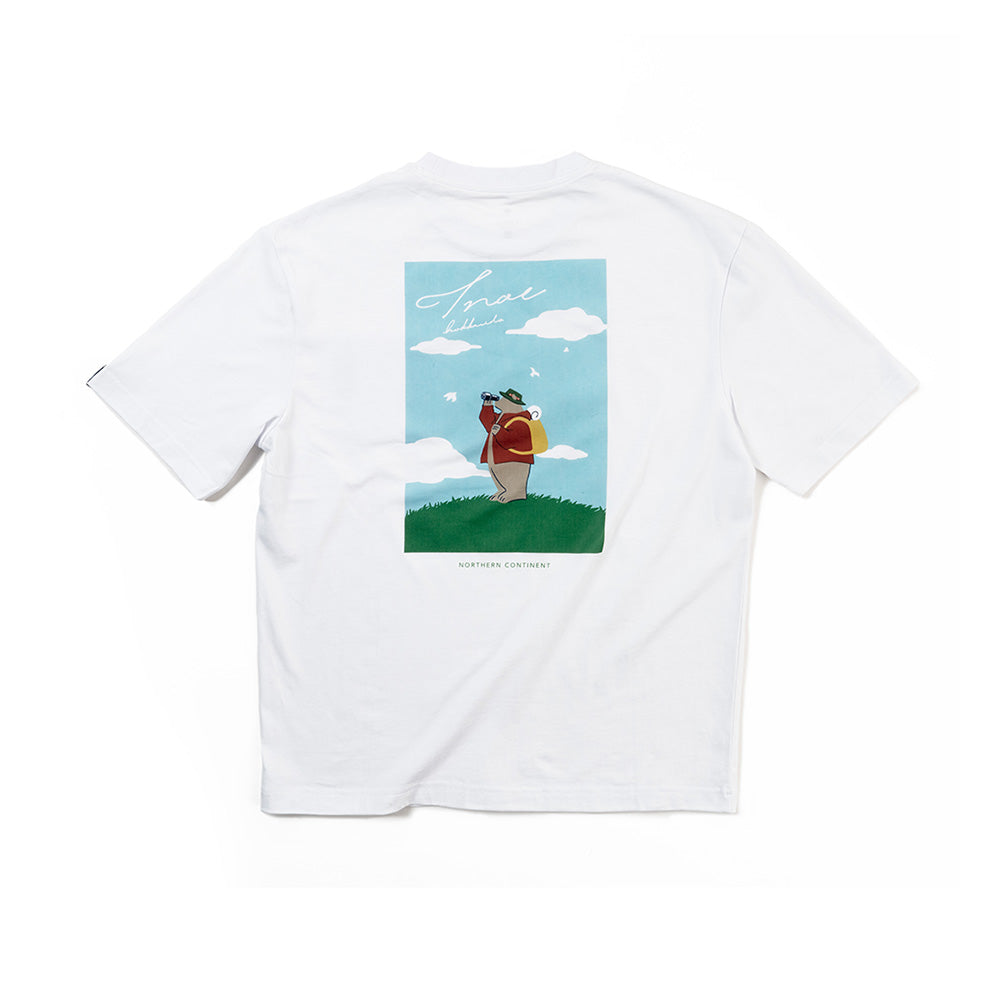 TNOC THE TEE BIG SHAPE / BACK PRINT HIKING BEAR