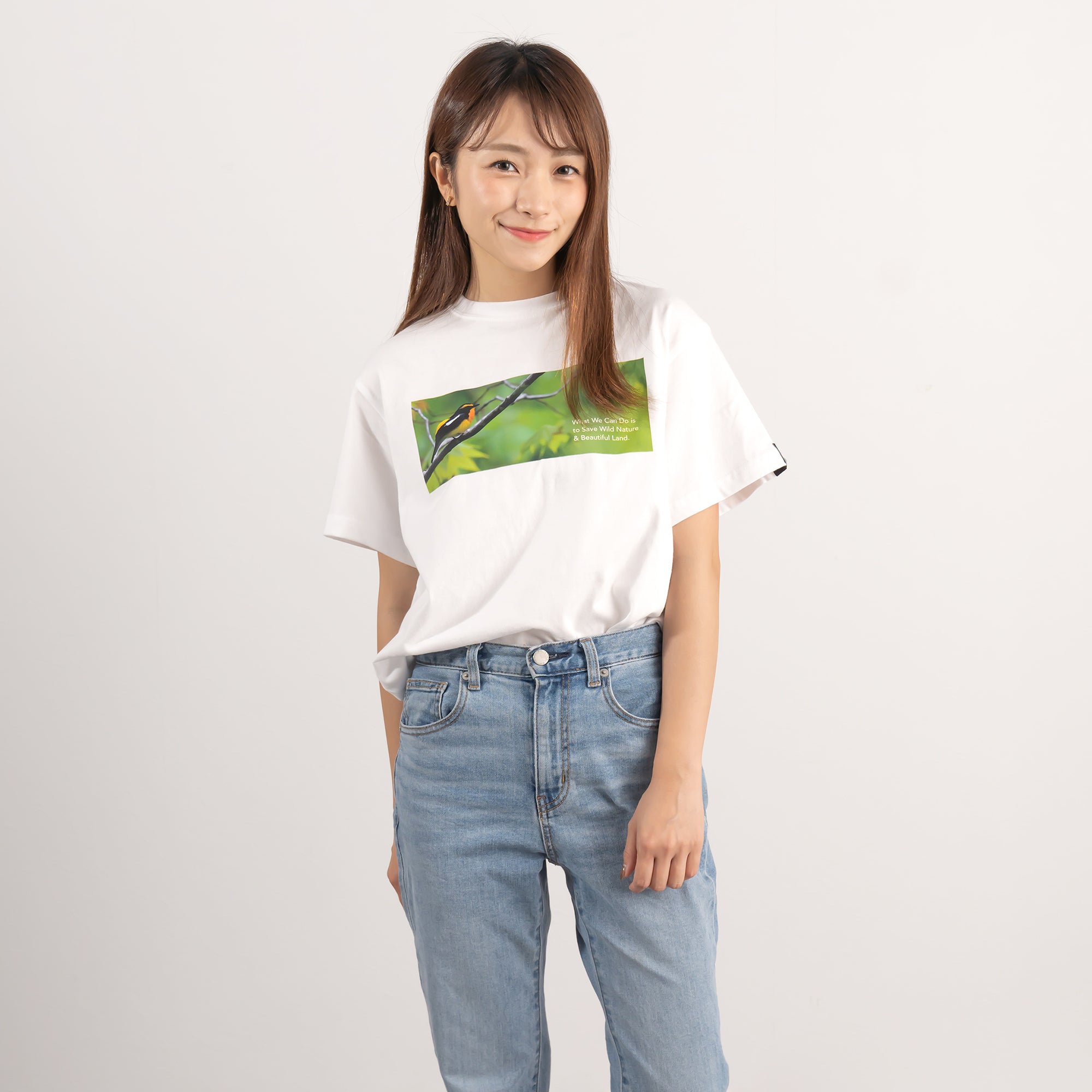 ノンノコポイ TNOC THE TEE / Narcissus Flycatcher SNOW WHITE