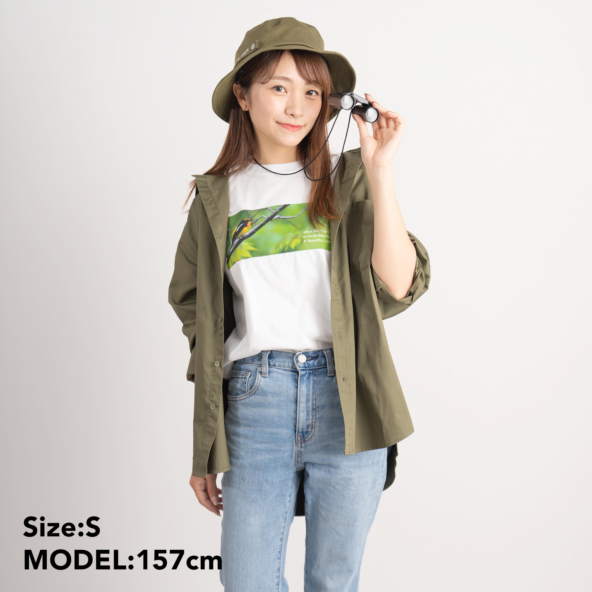 ノンノコポイ TNOC THE TEE / Narcissus Flycatcher SNOW WHITE