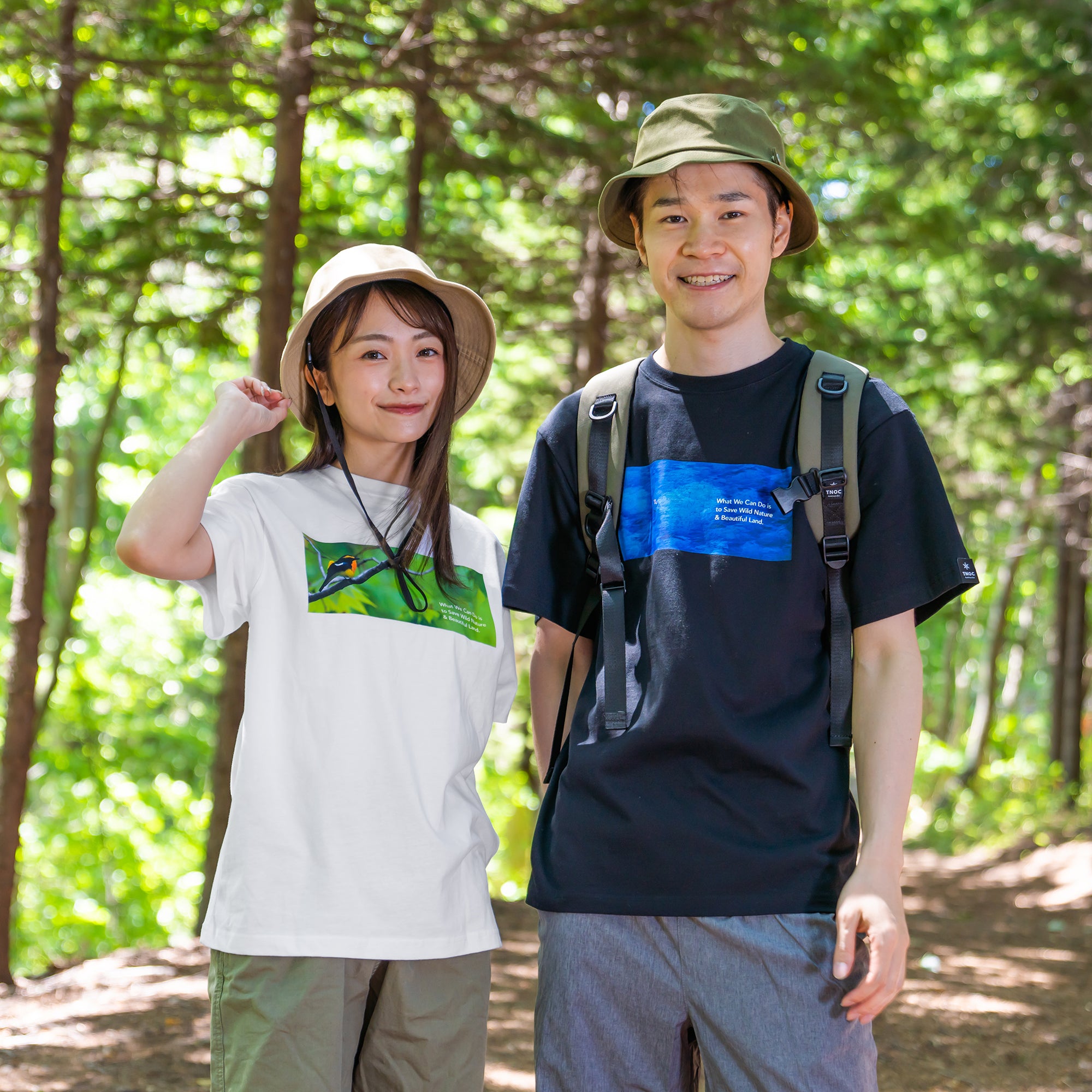 ノンノコポイ TNOC THE TEE / Narcissus Flycatcher SNOW WHITE