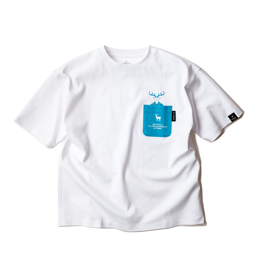 TNOC THE TEE PONTE NORTHERN CONTINENT R-POCKET  SNOW WHITE