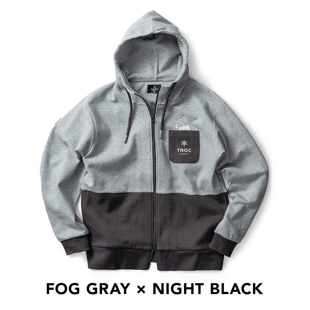 トップス tnk TNOC THE HOODIE ZIPUP-AK
