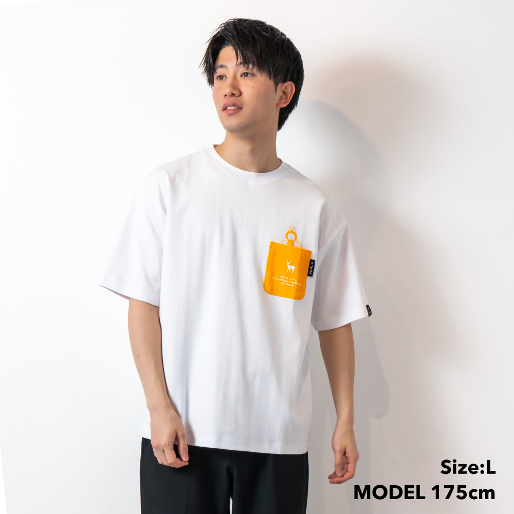 TNOC THE TEE PONTE NORTHERN CONTINENT R-POCKET  SNOW WHITE