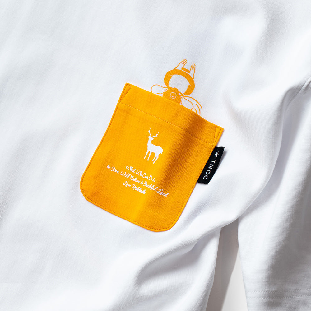 TNOC THE TEE PONTE NORTHERN CONTINENT R-POCKET  SNOW WHITE