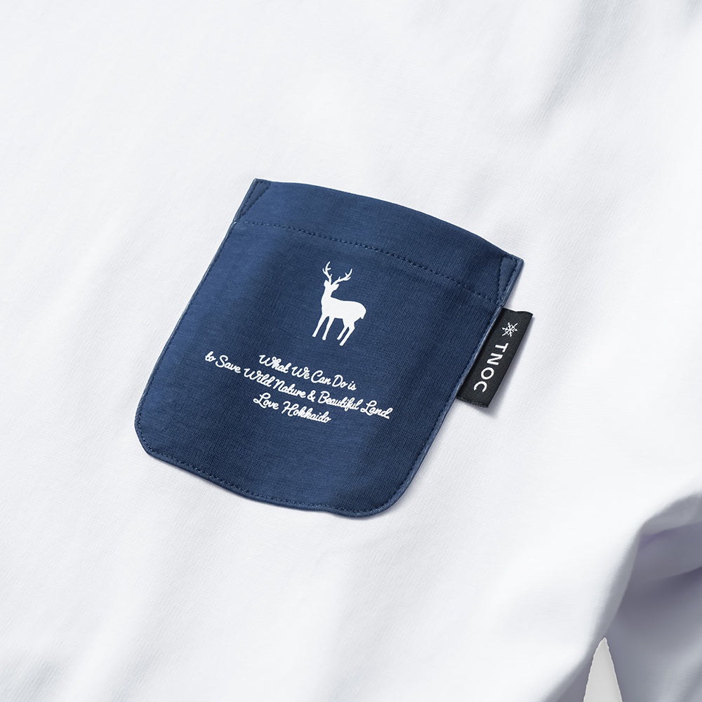 TNOC THE TEE PONTE SNOW WHITE / R-POCKET