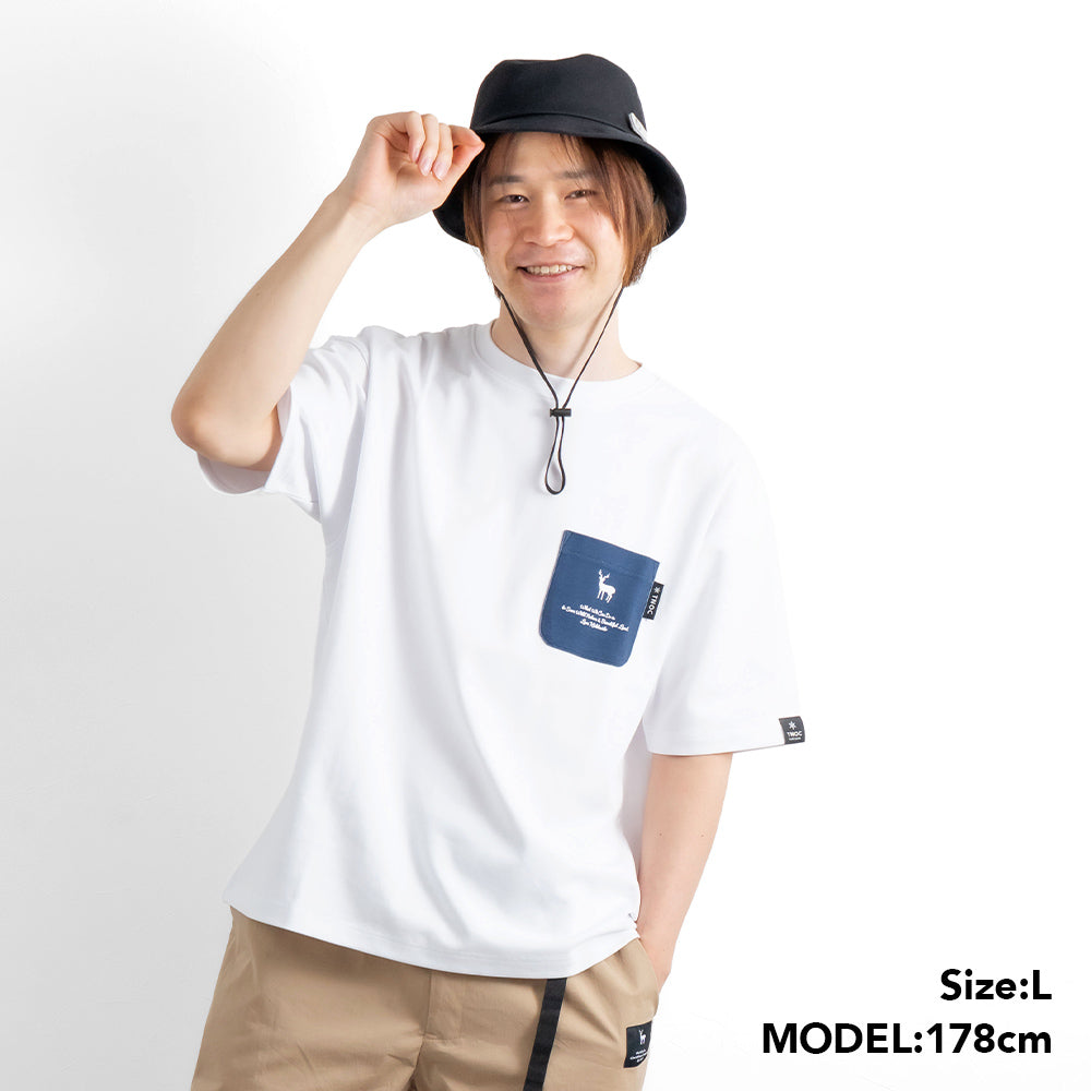TNOC THE TEE PONTE SNOW WHITE / R-POCKET