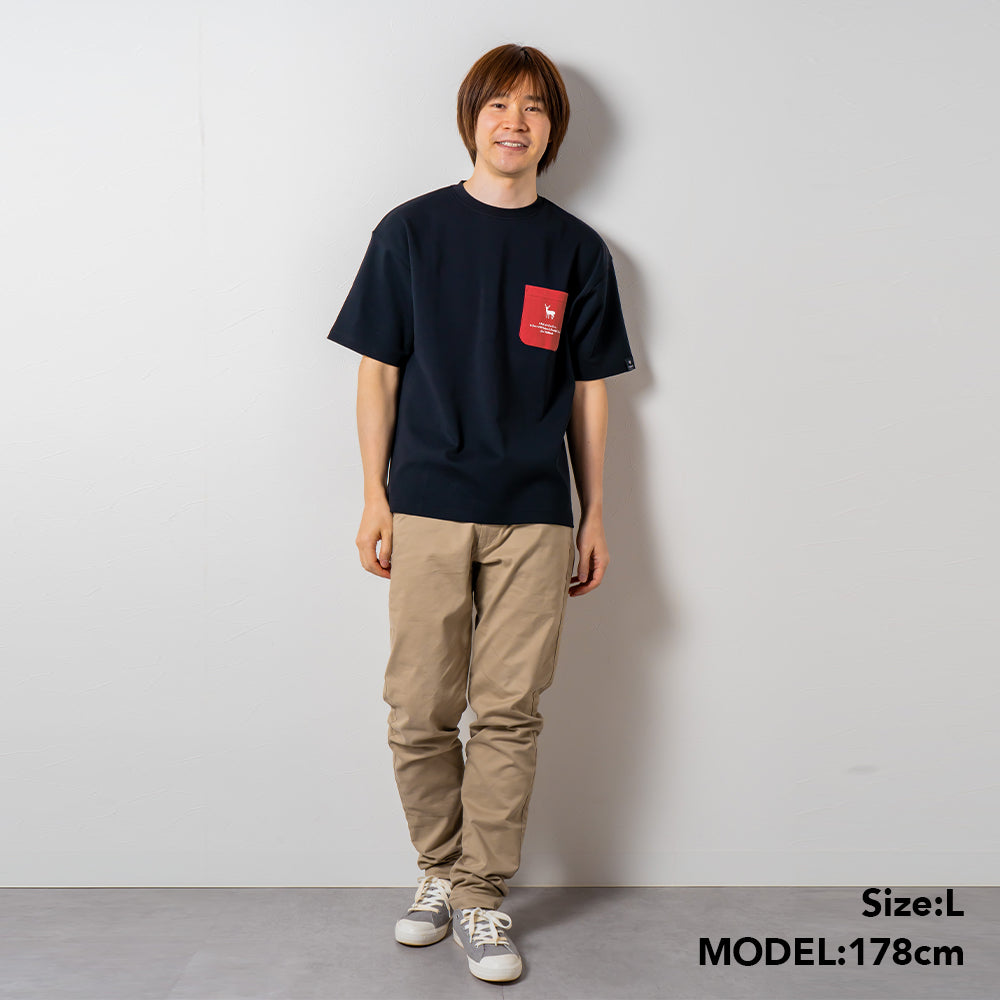 TNOC THE TEE PONTE NIGHT BLACK / R-POCKET